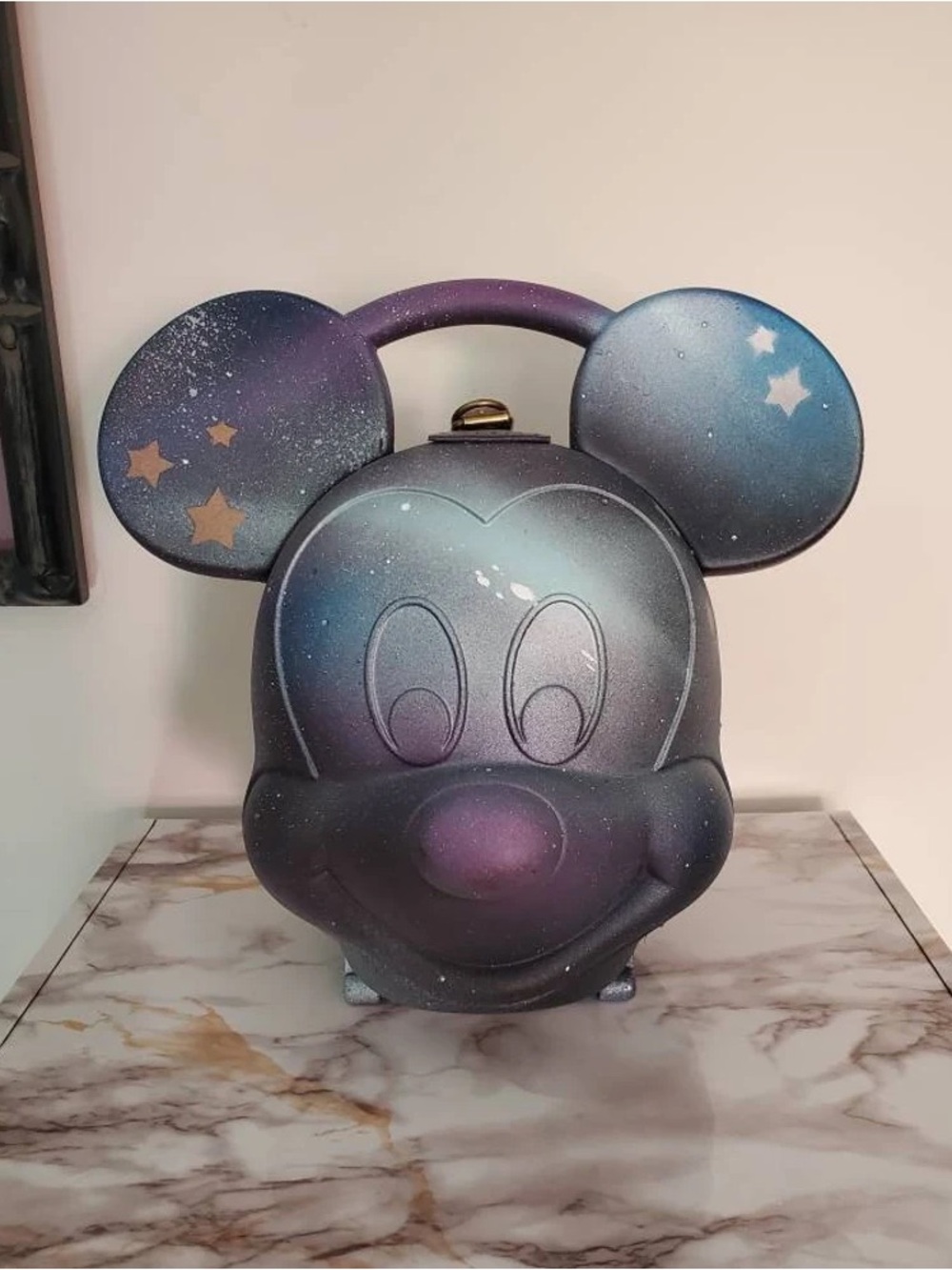 Galaxy Mickey Mouse Artistic Purse Lunchbox with Swarovski accents